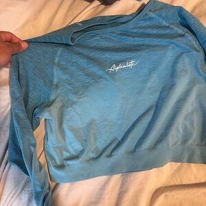 Alphalete Sky Blue Long Sleeve Shirt